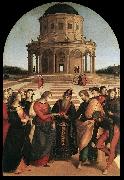 Spozalizio (The Engagement of Virgin Mary) af Raffaello